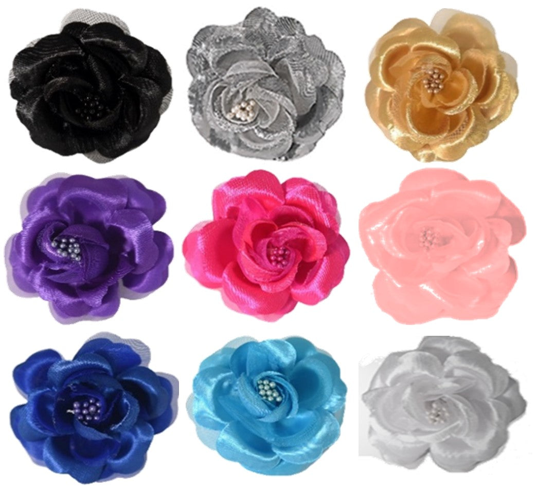pearl rose dog cat pet bow